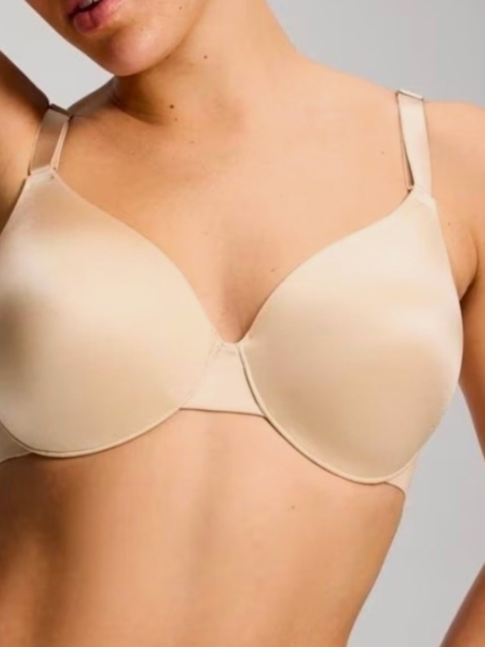 Soma vanishing back back full coverage Smooth bra size 36C in cream underwired